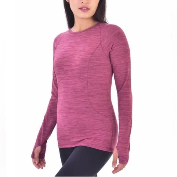 Spyder Active Women’s Brushed Long Sleeve Active Tee, Mauve, Size Small - Picture 1 of 6